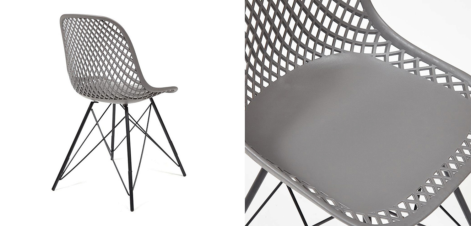 Стул DSR mesh gray Стул DSR mesh gray - Loft-Concept в Липецке