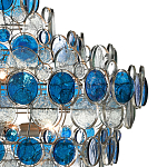 Люстра с каскадом из круглых декоративных элементов Harmony of Light варинант исполнения - 1 | Loft Concept в Липецке