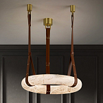 Люстра в форме обруча из натурального камня Minerals of Light варинант исполнения - 6 | Loft Concept в Липецке