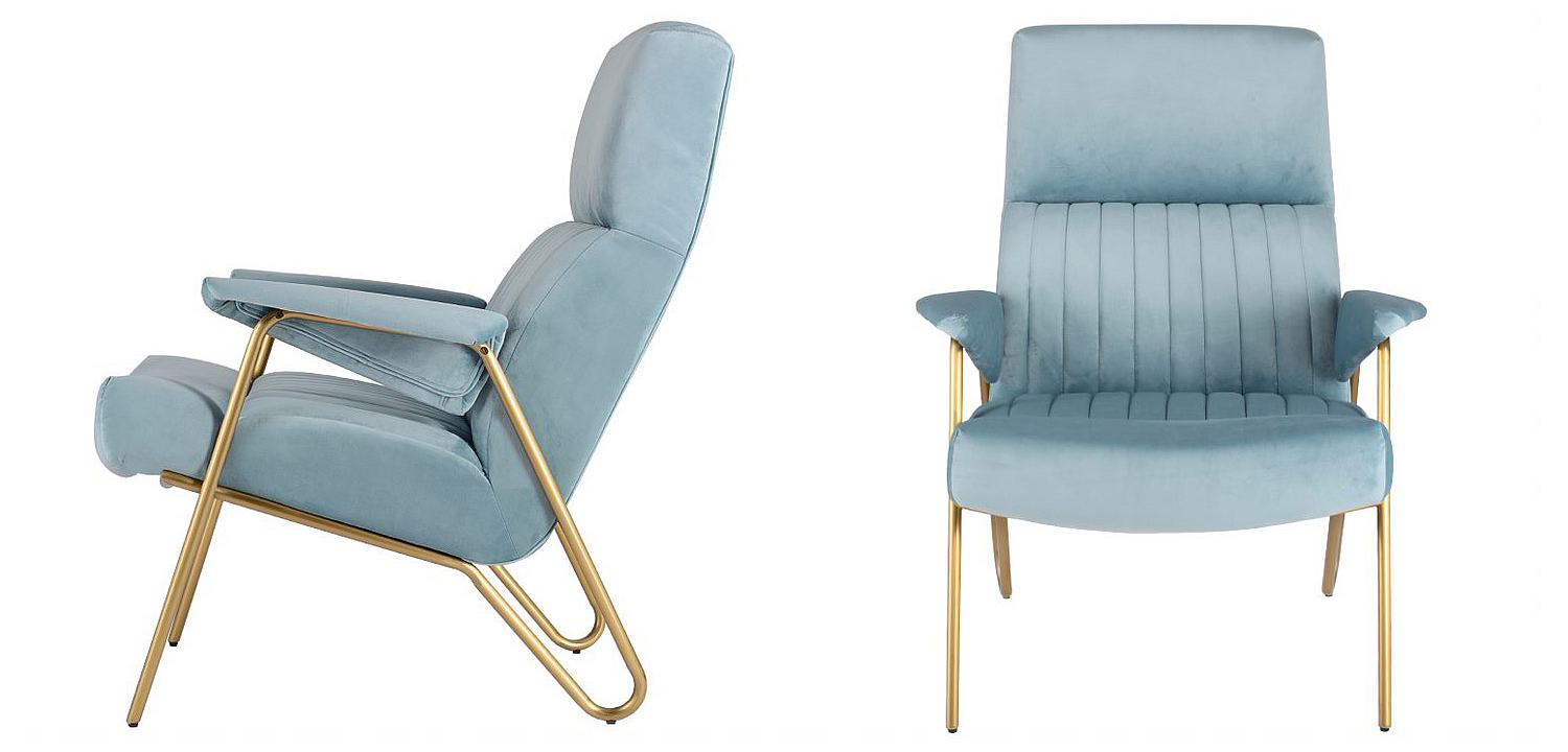 Кресло Solonar light blue Кресло Solonar light blue - Loft-Concept в Липецке