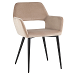 Стул с подлокотниками бежевый NEASAN STOOL варинант исполнения - 1 | Loft Concept в Липецке