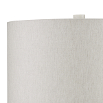 Настольная лампа мраморная с тканевым цилиндрическим абажуром Sharpened варинант исполнения - 2 | Loft Concept в Липецке