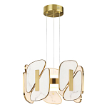 Люстра с мраморными вставками Marble Plates варинант исполнения - 2 | Loft Concept в Липецке