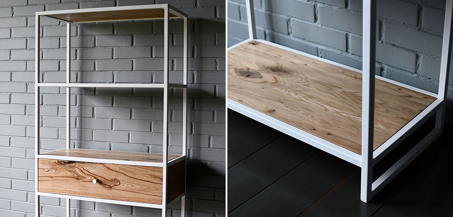 Стеллаж Reeve Industrial Metal Rust Rack Стеллаж Reeve Industrial Metal Rust Rack - Loft-Concept в Липецке