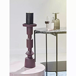 Подсвечник фигурный сливовый Bright Accent 35 см варинант исполнения - 4 | Loft Concept в Липецке