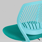 Яркий компьютерный стул Tropica Turquoise варинант исполнения - 6 | Loft Concept в Липецке
