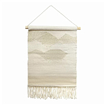 Панно из шерсти и хлопка с узором Beige Calista Serene варинант исполнения - 2 | Loft Concept в Липецке