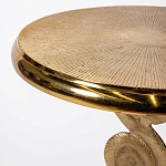 Кофейный стол из металла с круглой столешницей Table Gold Metal варинант исполнения - 2 | Loft Concept в Липецке