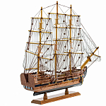 Декоративная модель деревянного парусника With The low варинант исполнения - 2 | Loft Concept в Липецке