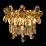 Бра с декоративными элементами в виде крупных хрустальных цветов Palace Gardens варинант исполнения - 2 | Loft Concept в Липецке