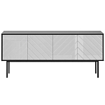 Длинная тумба с зеркальным декором Serena варинант исполнения - 4 | Loft Concept в Липецке