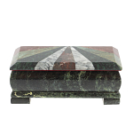 Шкатулка для денег с мозаикой из натуральных камней Stone Casket варинант исполнения - 2 | Loft Concept в Липецке