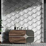 Гипсовая 3D Панель Aura варинант исполнения - 2 | Loft Concept в Липецке