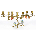 Бронзовый подсвечник на 7 свечей Eden Garden варинант исполнения - 4 | Loft Concept в Липецке