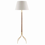 Торшер на изогнутых ножках с конусовидным тканевым абажуром Rotation варинант исполнения - 2 | Loft Concept в Липецке