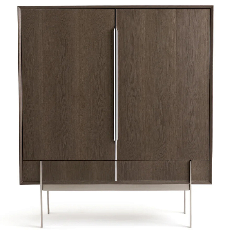Шкаф из серого дуба Sawada Gray Oak Cabinet Коричневый Никель Шкаф из серого дуба Sawada Gray Oak Cabinet Коричневый Никель в Липецке | Loft Concept