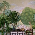 Обои ручная роспись Dandaka Glades Original colourway on painted Xuan paper варинант исполнения - 3 | Loft Concept в Липецке