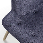 Мебельная ткань Шенилл синий цвет 138 см T4-33 варинант исполнения - 3 | Loft Concept в Липецке