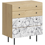 Комод с принтом на ящиках Elise Chest of Drawers варинант исполнения - 14 | Loft Concept в Липецке