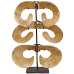 Аксессуар для интерьера из дерева и ракушек Papua Art Object варинант исполнения - 1 | Loft Concept в Липецке