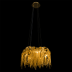 Люстра подвесная круглая с изогнутыми металлическими дугами и ниспадающими цепочками 65 см Atlantis Chain варинант исполнения - 5 | Loft Concept в Липецке