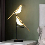 Настольная лампа с 2-мя плафонами в виде птичек Flight of Light варинант исполнения - 1 | Loft Concept в Липецке