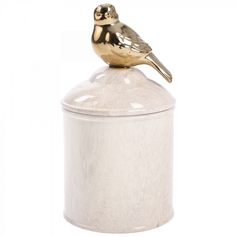 Ваза c крышкой Marble Bird Ваза c крышкой Marble Bird в Липецке | Loft Concept