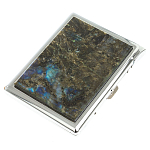 Портсигар на 10 сигарет с газовой зажигалкой из натурального камня Лабрадор Stone Cigarettes Cases варинант исполнения - 1 | Loft Concept в Липецке