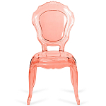 Прозрачный стул розовый LOUIS GHOST CHAIR Pink варинант исполнения - 2 | Loft Concept в Липецке