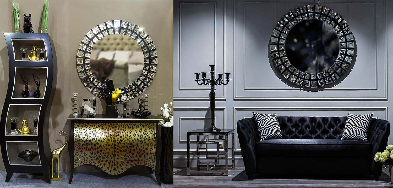 Зеркало Insert Black Glass Зеркало Insert Black Glass - Loft-Concept в Липецке