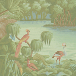 Обои ручная роспись Le Brésil Pastel варинант исполнения - 3 | Loft Concept в Липецке