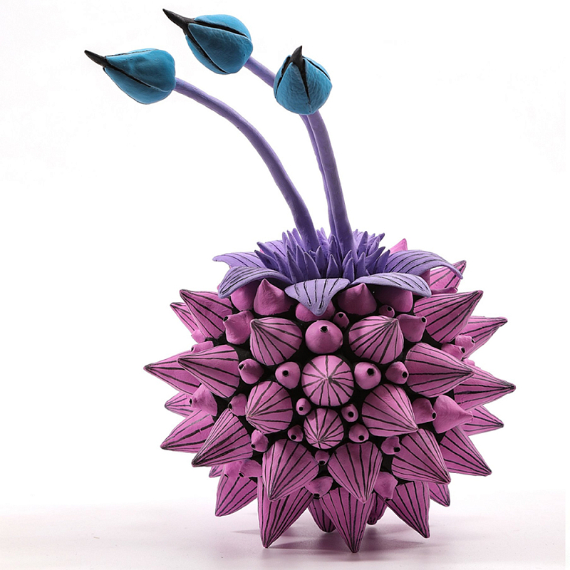 Статуэтка тропический фрукт Tropical Fruit Alien Blue Tulip Розовый Сиреневый Голубой Статуэтка тропический фрукт Tropical Fruit Alien Blue Tulip Розовый Сиреневый Голубой в Липецке | Loft Concept