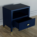 Прикроватная тумбочка с полкой Elsa Dreams Blue варинант исполнения - 2 | Loft Concept в Липецке