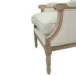 Кресло William Classical Armchair beige flax варинант исполнения - 4 | Loft Concept в Липецке