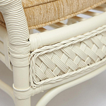 Комплект обеденный из ротанга Eloise grand white варинант исполнения - 11 | Loft Concept в Липецке