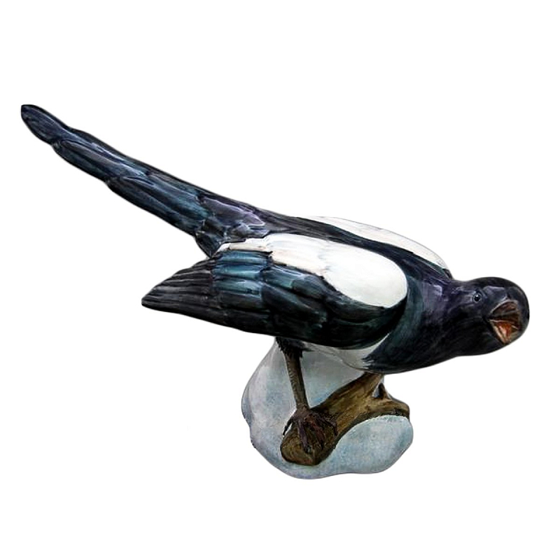 Статуэтка Magpie Черно-белый Статуэтка Magpie Черно-белый в Липецке | Loft Concept