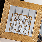 Зеркало квадратное в фактурной раме Pattern варинант исполнения - 5 | Loft Concept в Липецке