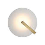 Потолочный светильник в форме плоского диска из белого матового стекла Eurofase варинант исполнения - 2 | Loft Concept в Липецке