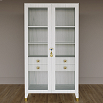 Дизайнерский шкаф витрина Elsa Dreams White с 4-мя ящиками варинант исполнения - 1 | Loft Concept в Липецке