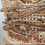 Большая Абстрактное Панно из веток и нитей Dryad Wall Art варинант исполнения - 5 | Loft Concept в Липецке