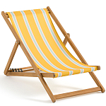 Шезлонг из акации и ткани Argentina варинант исполнения - 3 | Loft Concept в Липецке