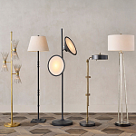 Торшер с абажурами из тонких металлических палочек Wild Thorns варинант исполнения - 3 | Loft Concept в Липецке