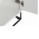 Стеллаж книжный белый с 3-мя открытыми полками и дверкой Strict Lines варинант исполнения - 4 | Loft Concept в Липецке