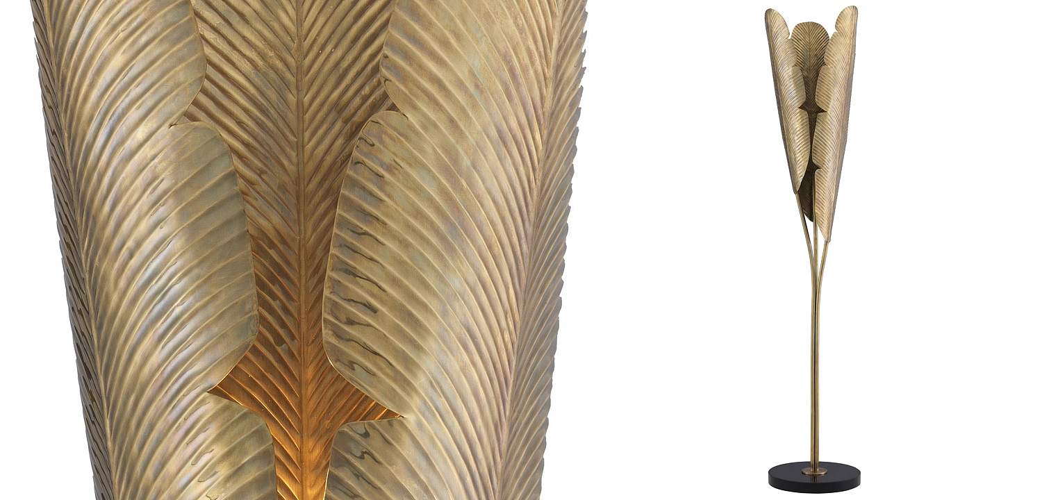 Торшер Eichholtz Floor Lamp Plantain Торшер Eichholtz Floor Lamp Plantain - Loft-Concept в Липецке