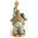 Фарфоровый подсвечник Слон с эмоцией Fluens варинант исполнения - 5 | Loft Concept в Липецке