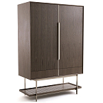 Платяной шкаф из серого дуба Sawada Gray Oak Wardrobe варинант исполнения - 1 | Loft Concept в Липецке