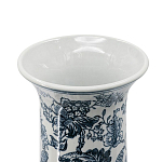 Ваза с классическим узором шинуазри синего цвета Blue & White Ornament  варинант исполнения - 2 | Loft Concept в Липецке