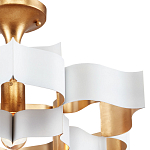 Люстра фигурная в сочетании белого и золотого цвета Shapes Inspired by Nature варинант исполнения - 1 | Loft Concept в Липецке