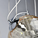 Люстра каскадная с 9-ю разноцветными стеклянными плафонами Kaleido варинант исполнения - 8 | Loft Concept в Липецке