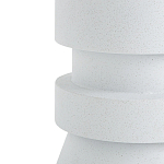 Приставной стол из искусственного камня Chess White варинант исполнения - 2 | Loft Concept в Липецке